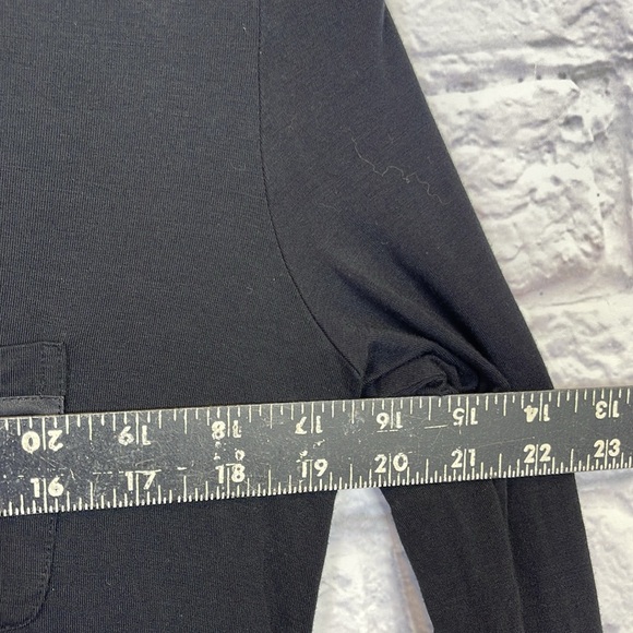 SOMA Long Sleeve Slub Tee Black light weight size M new - Picture 7 of 12